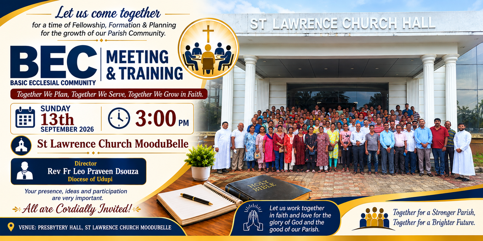 Basic Ecclesial Community (BEC) Meeting & Training
