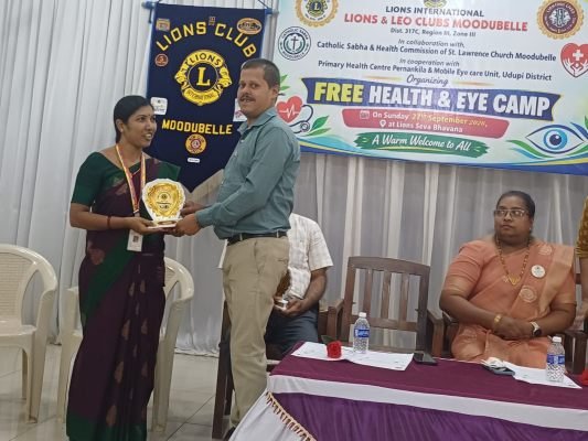Free Health and Eye Check-up Camp Held at Lions Seva Bhavan, organized by Lions Club,Catholic Sabha&Health Commission St Lawrence church Moodubelle.Moodubelle - Photo 4