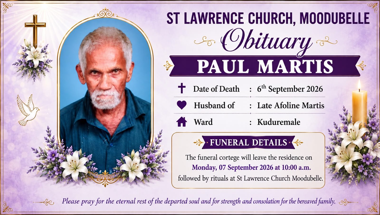 Paul Martis (85 Years)