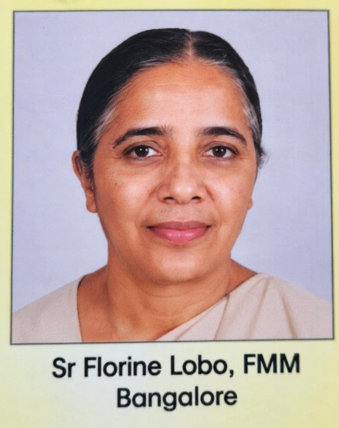 Sr Florine Lobo.FMM